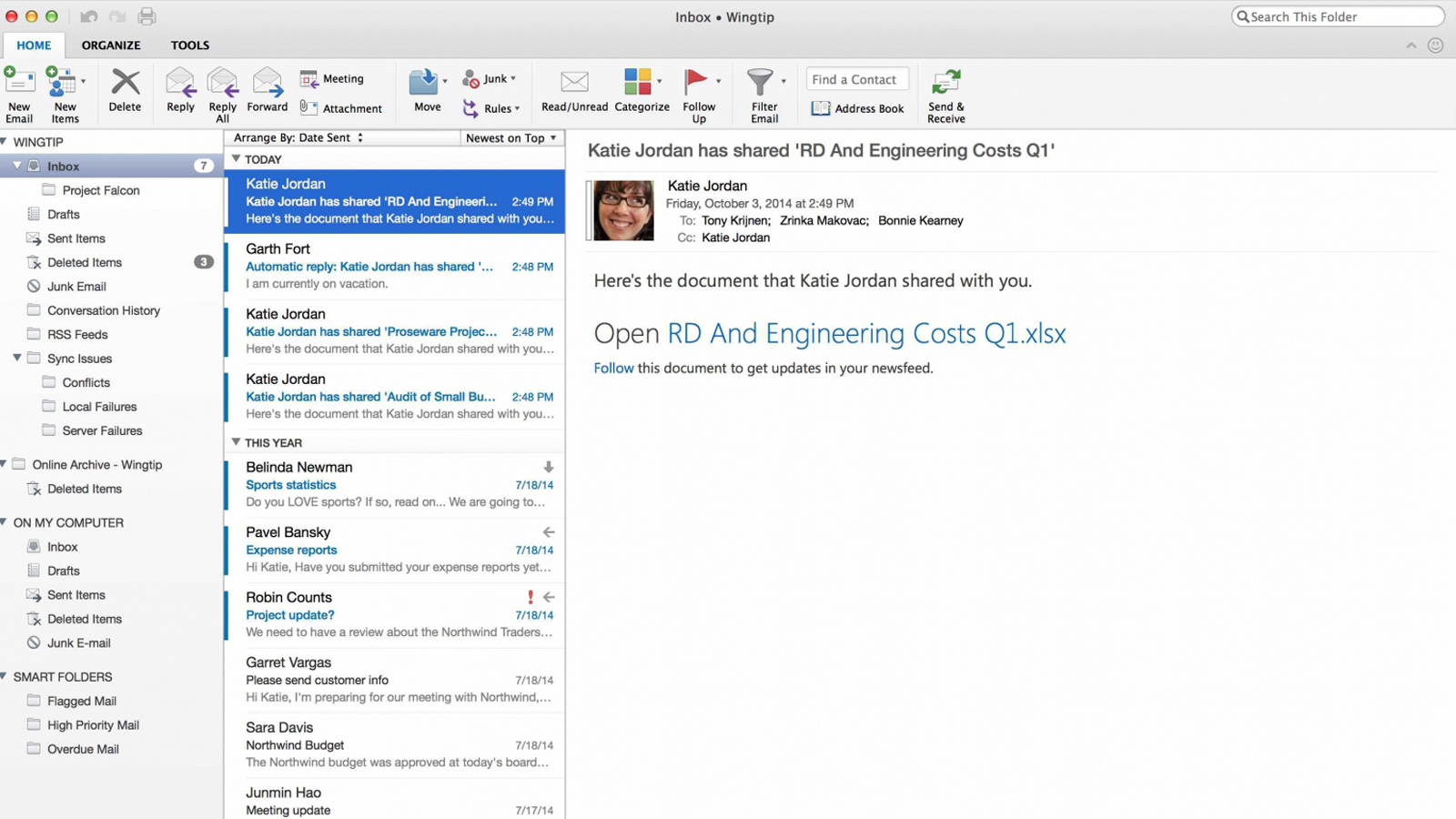 best desktop apps for mac outlook mail